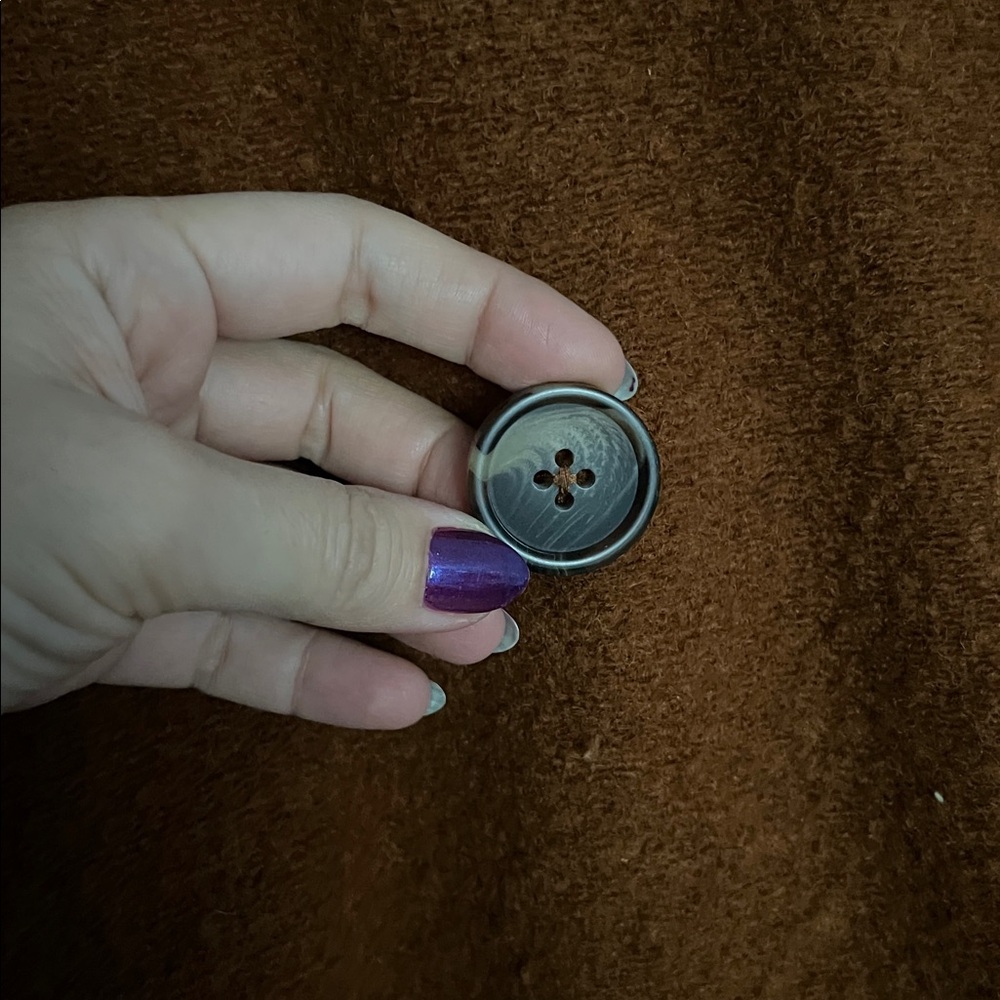 Line & Dot LEONORA Rich burnt orange Brown Coat S - Picture 8 of 9